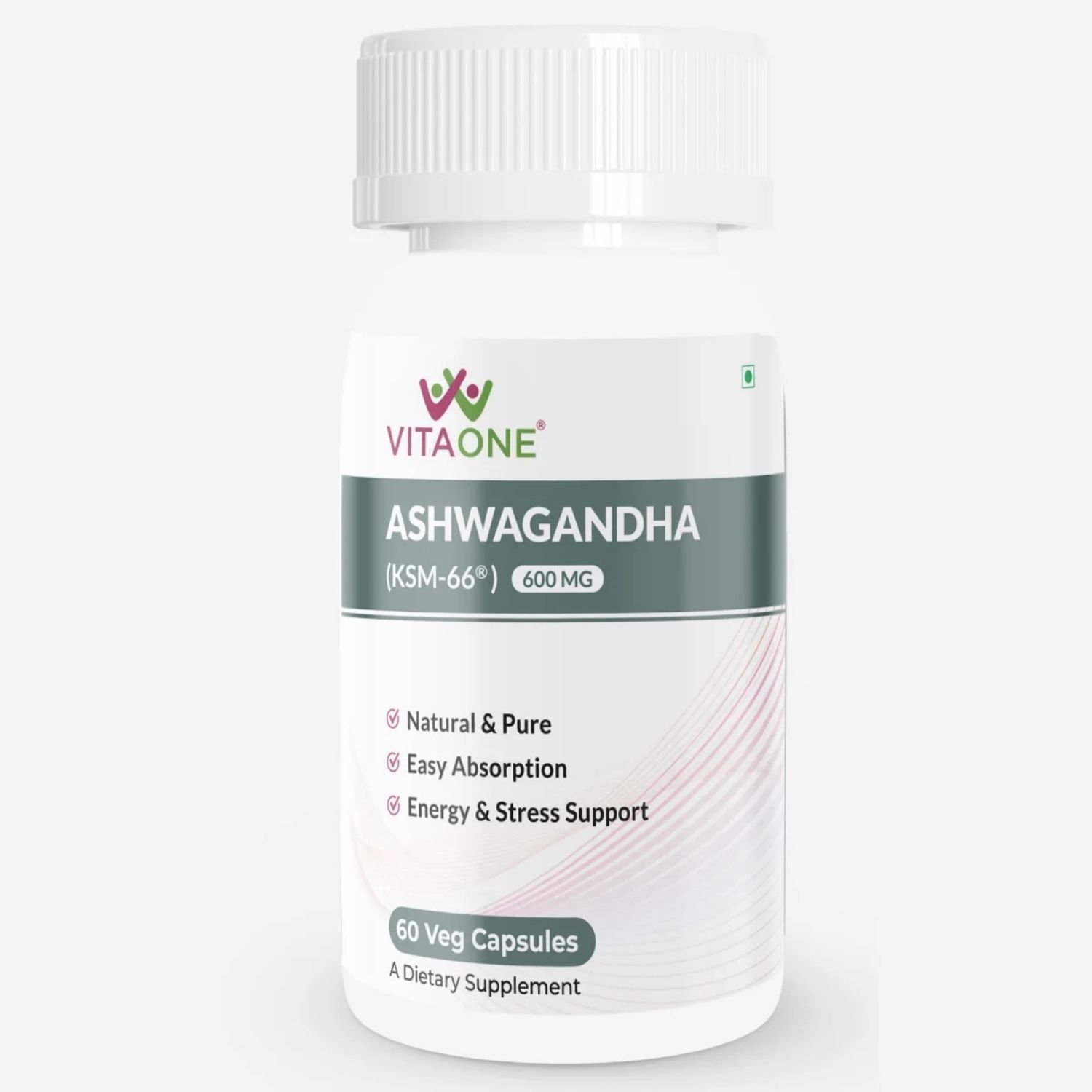 Vitaone Ashwagandha KSM-66® 600Mg Strength – 60 capsule