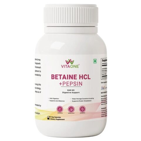 Vitaone Betaine HCl + Pepsin for Digestion