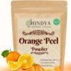 Hindya Ayurvedic Luxury Orange Peel Powder For Skin | Face Pack | Oil Control | Tan Removal | Acne And Pimpes | Scars | Glowing Skin | Natural Skin Cleanse With Vitamin C | Organic,1 Count