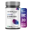 NMN Supplement 500mg | 99% Pure NMN for Anti-Aging, NAD+ Boost & Cellular Energy | High Absorption Nicotinamide Mononucleotide | Longevity & DNA Repair Support | Decode Age
