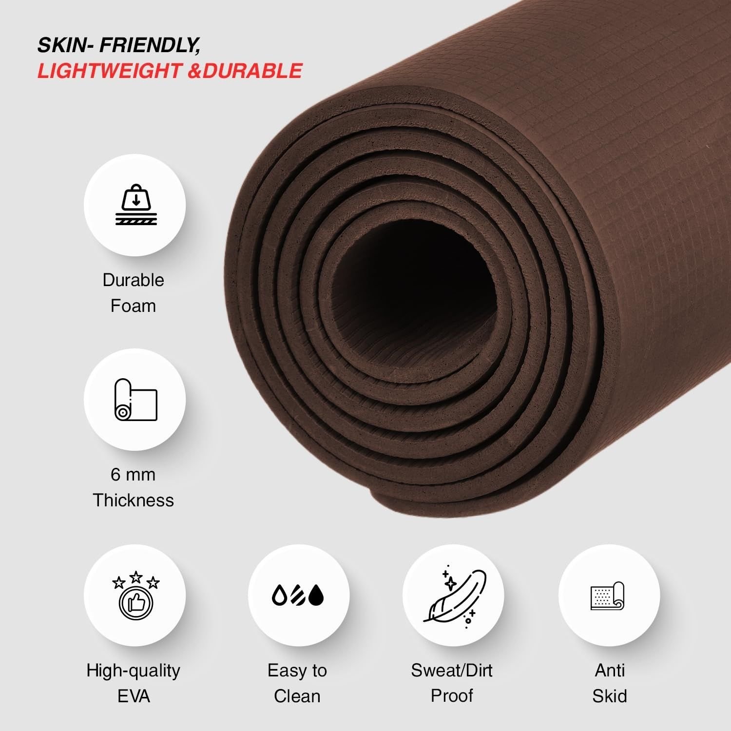 Amazon Brand – Symactive 6Mm Anti-Skid Lightweight Amazon Brand – Symactive 6Mm Anti-Skid Lightweight