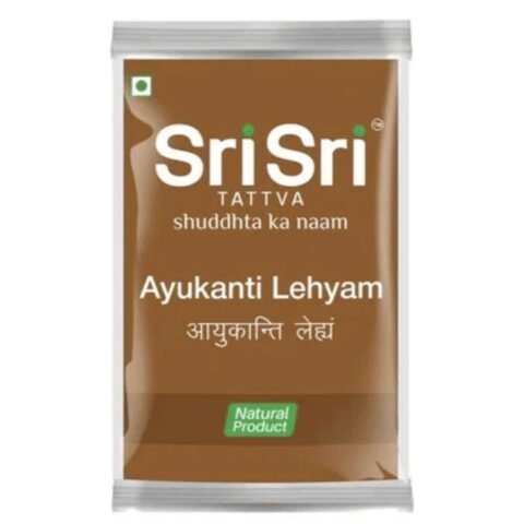 Sri Sri Tattva Ayukanti Lehyam - Natural Product, 5.5g (Pack of 1) with Free Desi Khajana Herb Sample