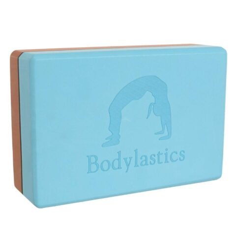 Bodylastics Yoga Blocks High Density EVA Foam Non-Slip Workout Bricks to Improve Poses Balance Flexibility Support Strength Training Exercise