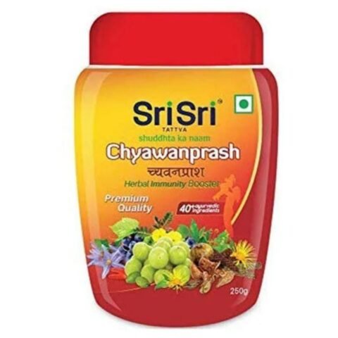 Sri Sri TATTVA shuddhta ka naam Chyawanprash - Herbal Immunity Booster With 40+ Ayurvedic Ingredients For Better Strength And Stamina - 250G