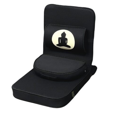 Friends of Meditation ® Relaxing Buddha Meditation Chair With Rectangular Back Support