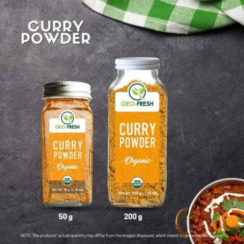 Geo-Fresh Organic Curry Powder, 50g (Pack of 2)