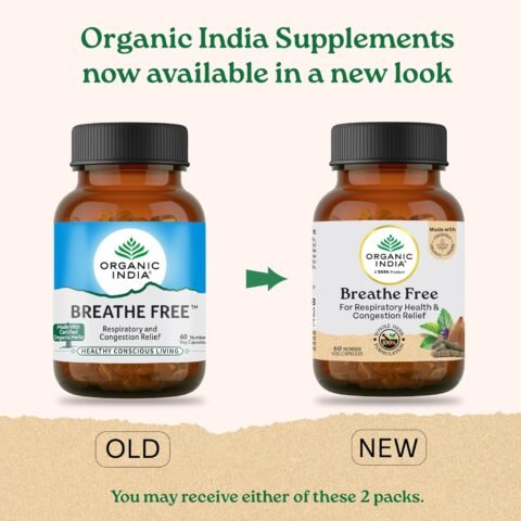 Organic India Breathe Free - 60 Veg