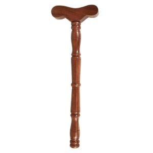 cosy tossy T-Shaped Yoga Danda Meditation Stick New Natural (Brown)
