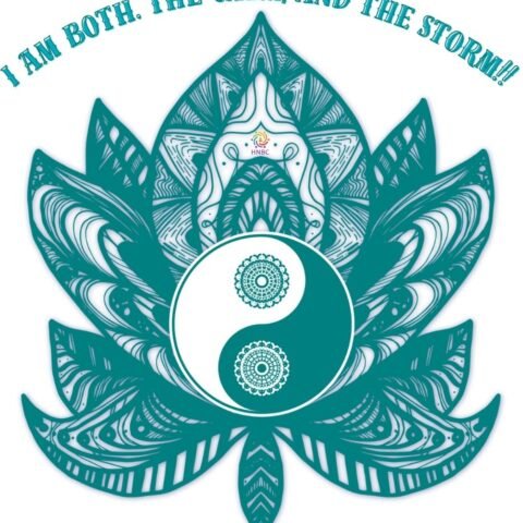 I Am Both – The Calm & The Storm | Unisex Oversized Classic T-Shirt | Balance Collection | 01A02_UOCT-BALF | HealThyRam Merch