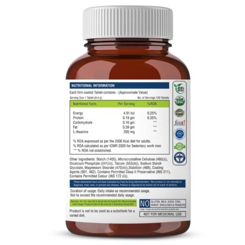 The Body Reserve L-Theanine 200mg