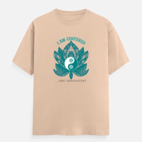 I Am Centered – Not Conflicted | Unisex Classic Crew T-Shirt | Balance Collection | 01A01_UCCT-BALF | HealThyRam Merch