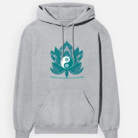 I Am Both – The Storm & The Stillness | Unisex Hoodie | Balance Collection | 01A03_UHoo-BalF | HealThyRam Merch