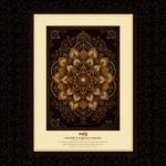 Samriddhi – Auspicious Prosperity Mandala | HealThyRam Heritage Collection |  Healing Expressions 18x24" Framed Artworks For Elite Meaningful Gifting
