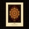 Surya Prabha – Radiant Clarity Mandala | HealThyRam Heritage Collection | Healing Expressions Framed Artworks For Elite Meaningful Gifting
