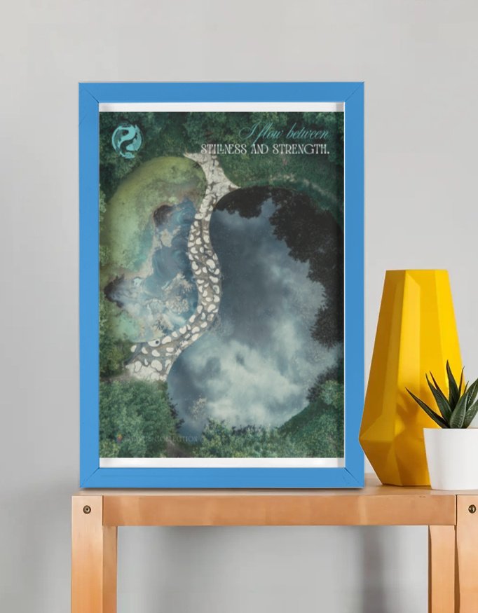 I Am Balance in Motion | Framed Poster A3 | Balance Collection | 02L02_A3FP-BalF | HealThyRam Merch