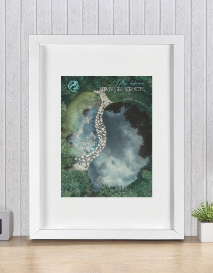 I Am Balance in Motion | Framed Poster 18x24 | Balance Collection | 02L02_B-FP-BalF | HealThyRam Merch
