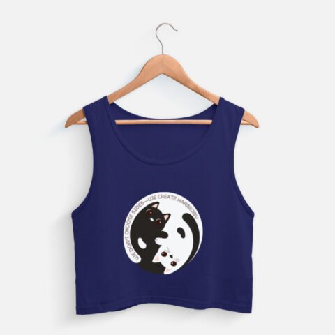 We Don’t Choose Sides – We Create Harmony | Crop Tank | Balance Collection | 03A06_WCTa-BalF | HealThyRam Merch