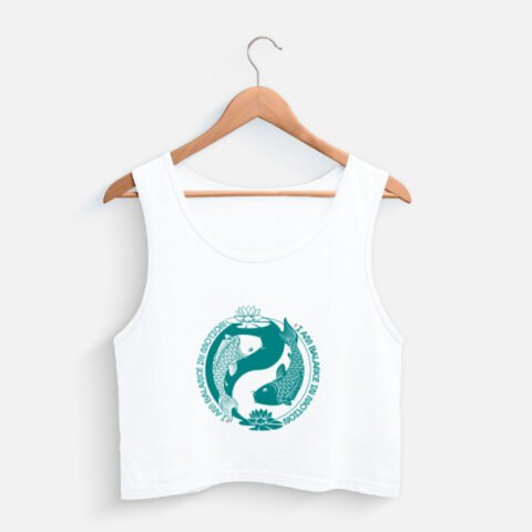 I Am Balance in Motion | Crop Tank | Balance Collection | 02A06_WCTa-BalF | HealThyRam Merch