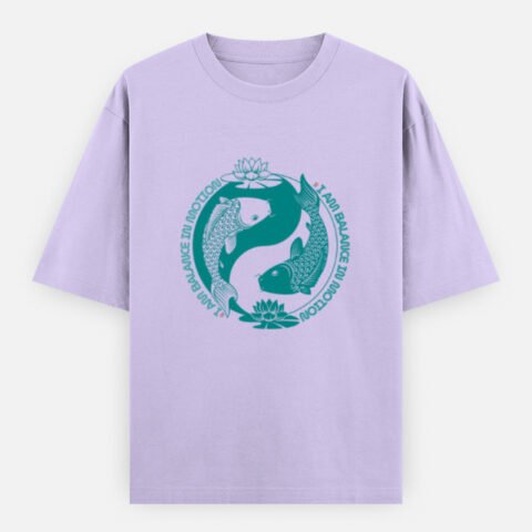 I Am Balance in Motion | Unisex Oversized Classic T-Shirt | Balance Collection | 02A02_UOCT-BalF | HealThyRam Merch