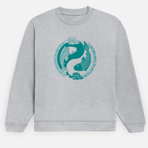 I Am Balance in Motion | Unisex Sweatshirt | Balance Collection | 02A04_USSh-BalF | HealThyRam Merch