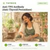 Anti-TPO Antibody (Anti-Thyroid Peroxidase): single test, thyroid test with home sample collection. Illustration: a woman shaping a clay bowl at a pottery class.